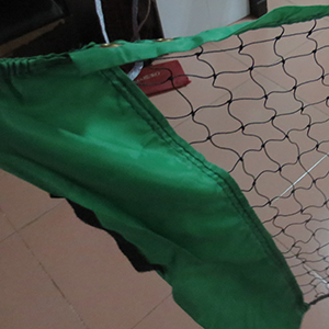 PE Badminton Net with Green Ban